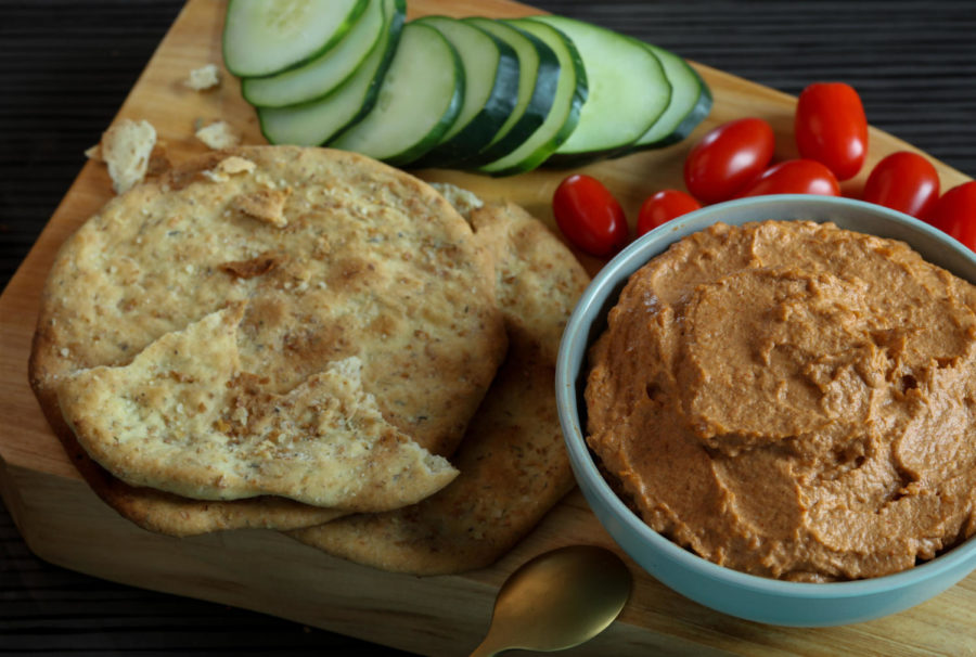 The word hummus comes from an Arabic word, and is made of chickpeas.