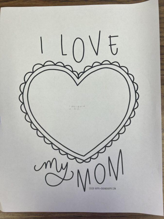 I Love My Mom page found in the library.