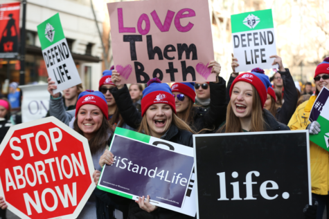Pro Life supporters cheer on the Supreme Court draft. 
Photo courtesy of Wikimedia. 