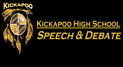 Kickapoo High Schools Speech and Debate logo.