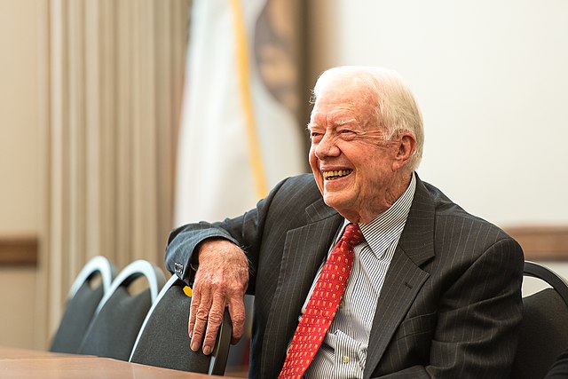 Jimmy Carter doing what he does best, smiling. Photo Courtesy of Wikimedia Commons.