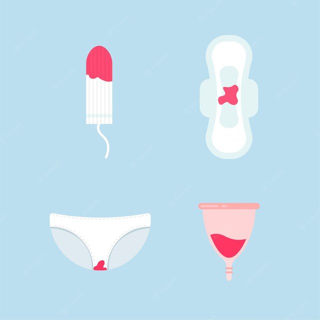 A plethora of feminine menstrual products that I believe are a need, not a want.
