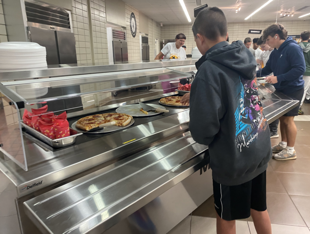 The options in the school lunch lines are almost always limited, which eventually get boring.