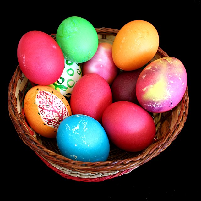 Easter eggs represent new life and rebirth. They are seen as a sweet treat to enjoy on Easter Sunday.