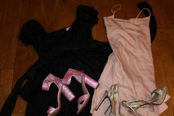 Dresses to impress, gearing up for the night of the school dance.