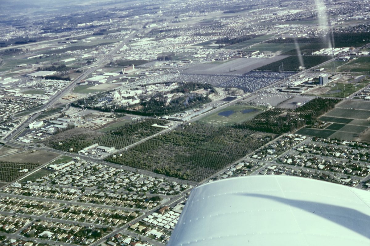 An aerial shot of Anaheim, California. This is the city where finalists from state and separate countries will culminate for the international competition labeled the International Career Development Conference.
