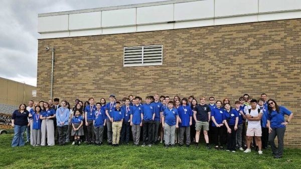 Students at the TSA state competition in Warrensburg, Missouri. 