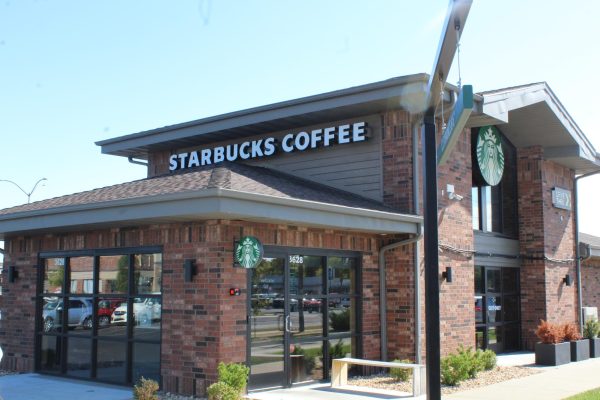 There are three Starbucks within a one mile radius of our school, this allows students to quickly get a caffeinated drink before school. 
