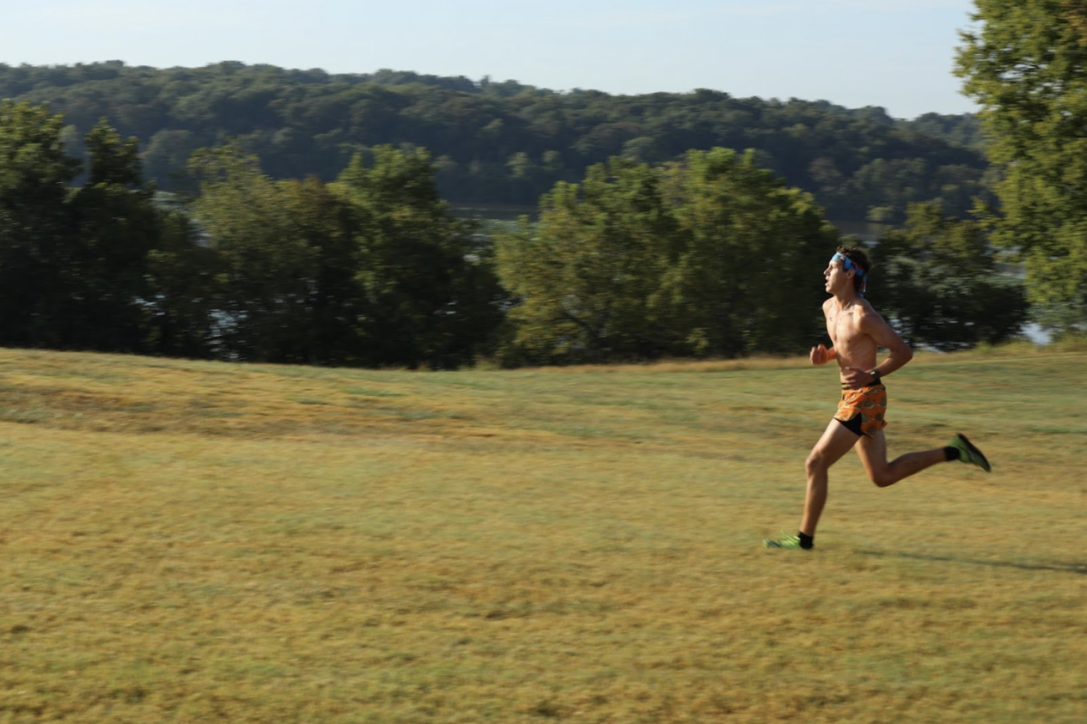    From the gunfire to the finish line, Gavin Blaine is one of the fastest runners our school has had in the last several years, as he is projected to break several school records.