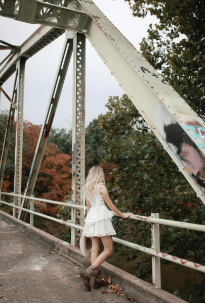 Turquoise bridge is one of the many places you can get your senior photos taken at. (Photo courtesy of Madison Landrum) 
