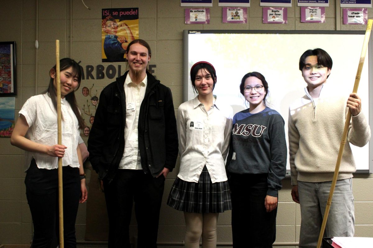 Several Missouri State University (MSU) students came to teach Asian Culture Club students about Filipino Culture.