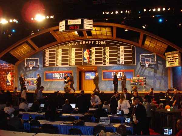 The NBA Draft is one of the biggest sporting events of the year, as franchises hope for new beginnings by selecting exciting prospects from college and overseas (photo courtesy of Wikimedia Commons).